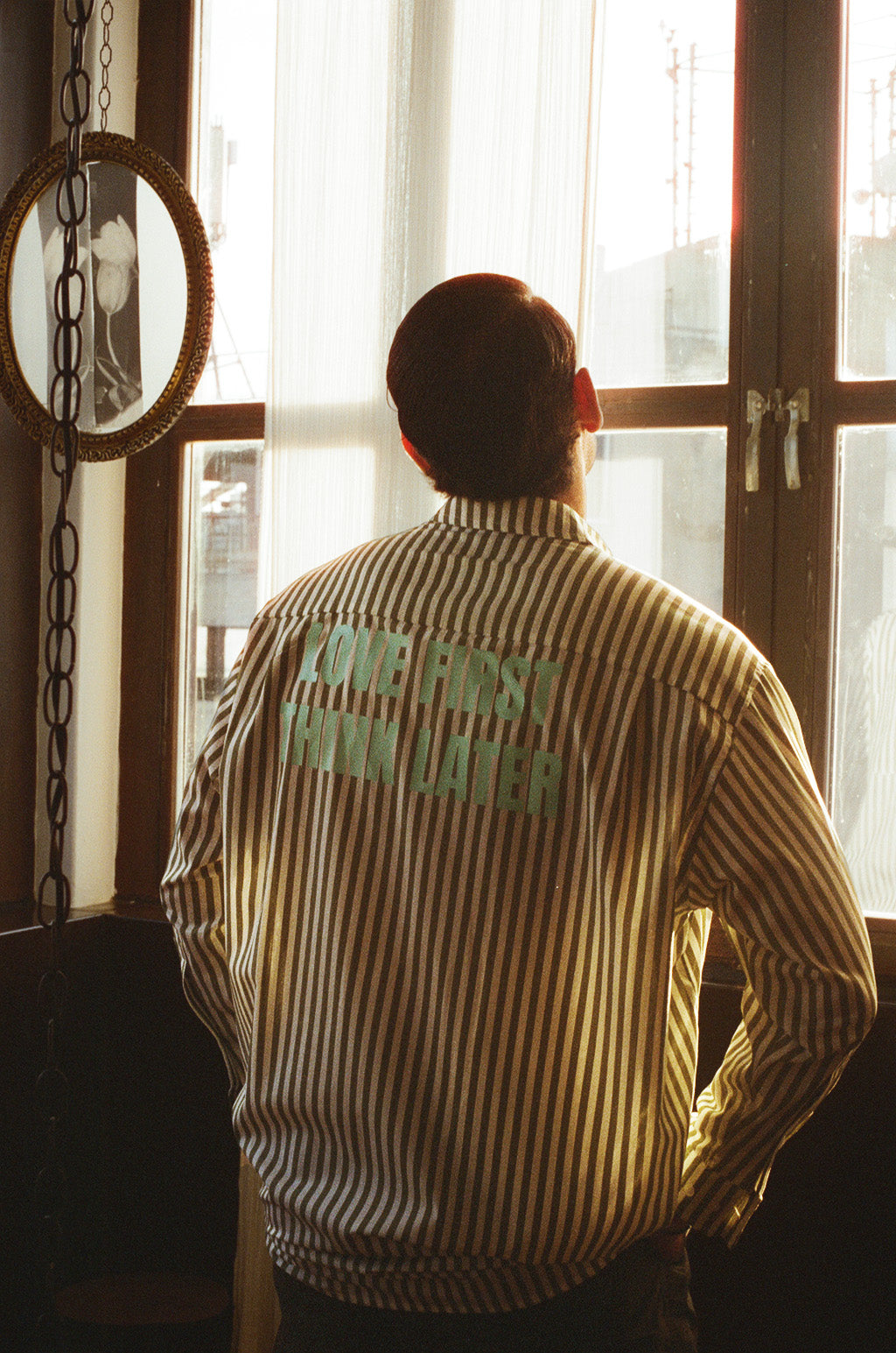 LOVE FIRST THINK LATER SHIRT