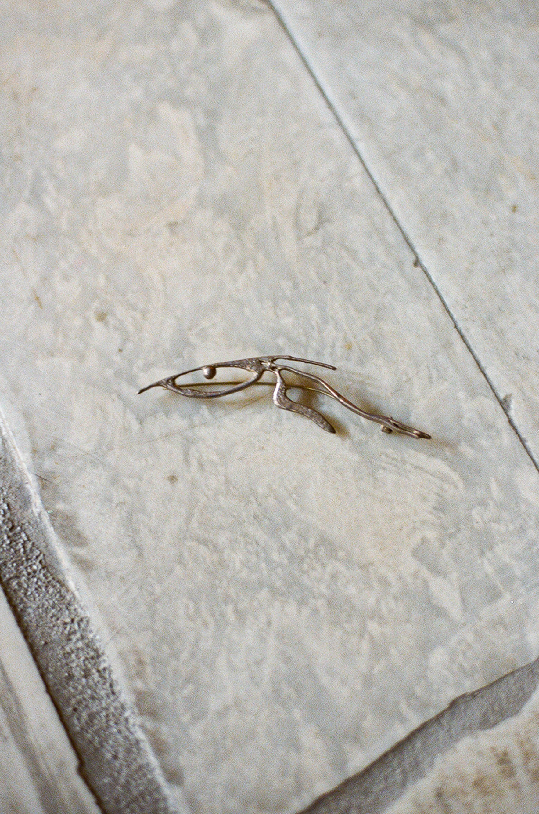 NORTHERN LIGHT SILVER BROACH