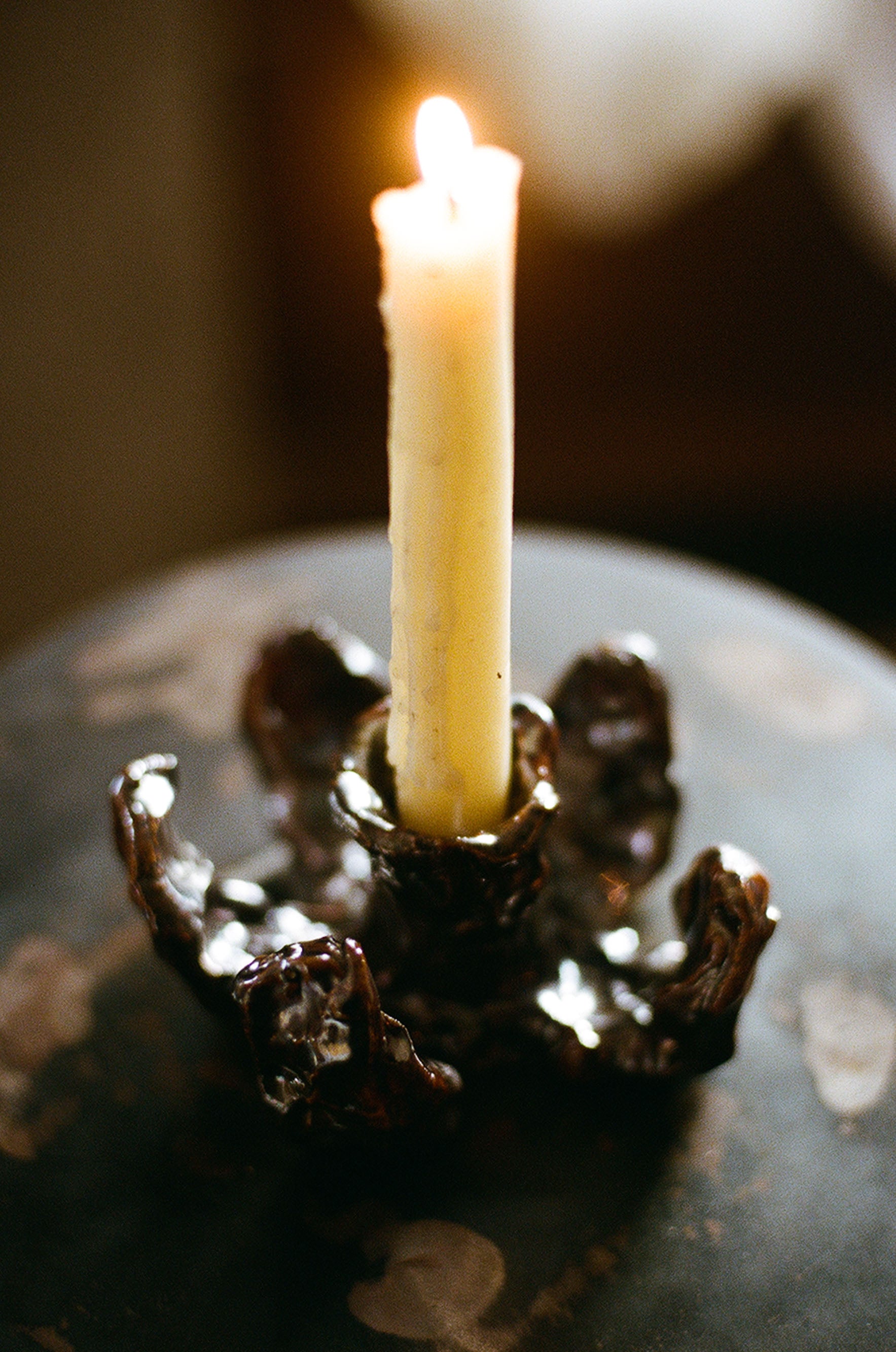 FLOWER CANDLE HOLDERS