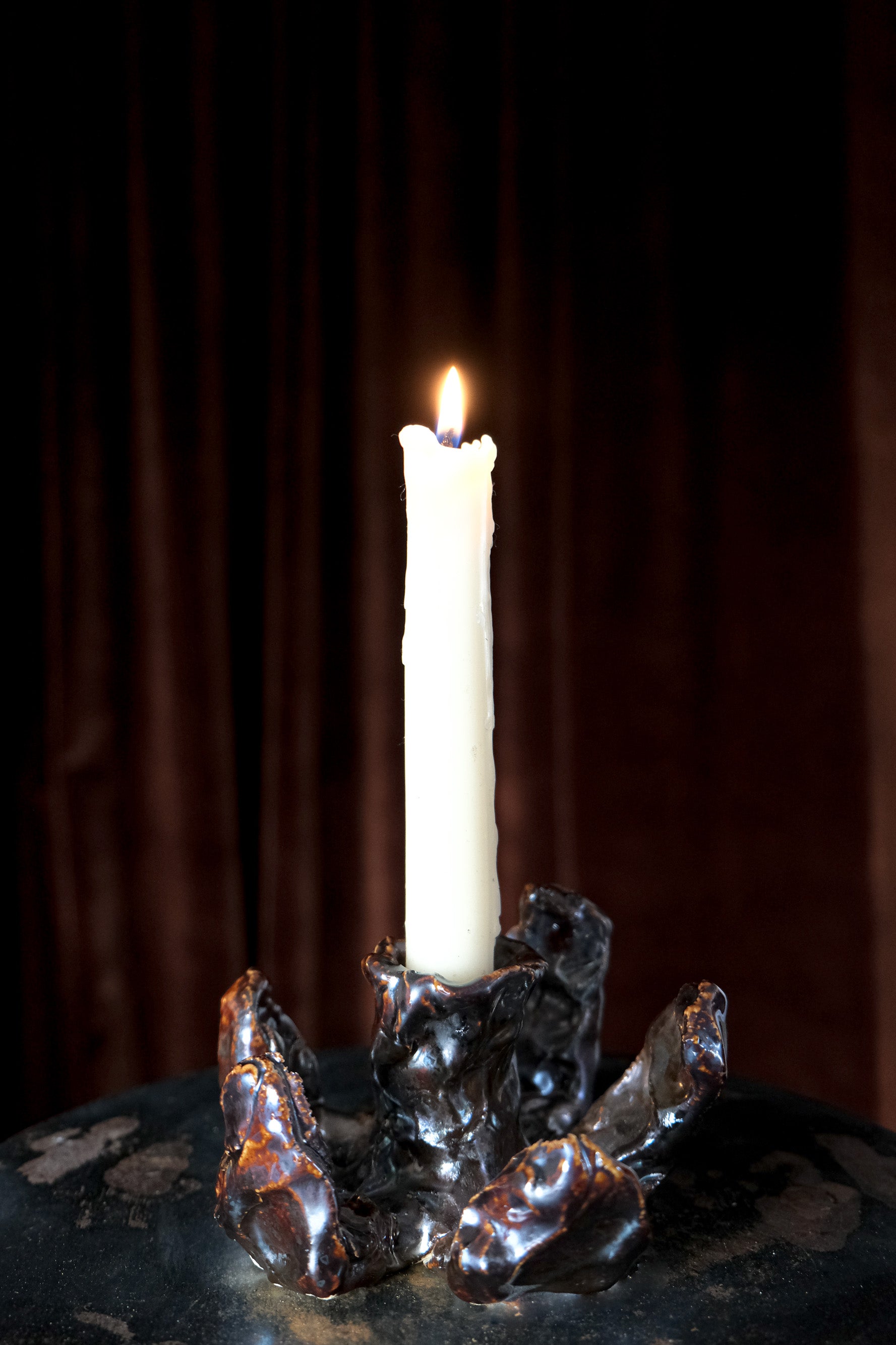 FLOWER CANDLE HOLDERS