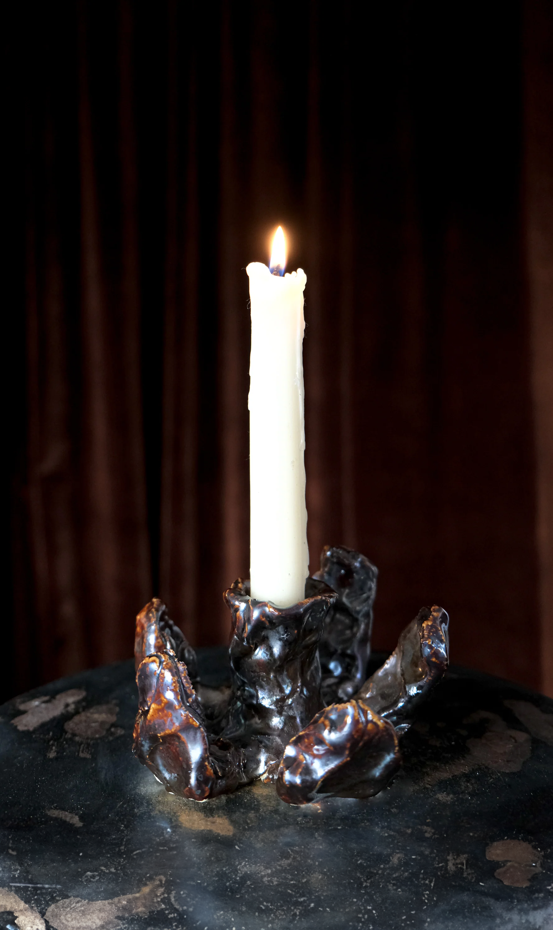 FLOWER CANDLE HOLDERS