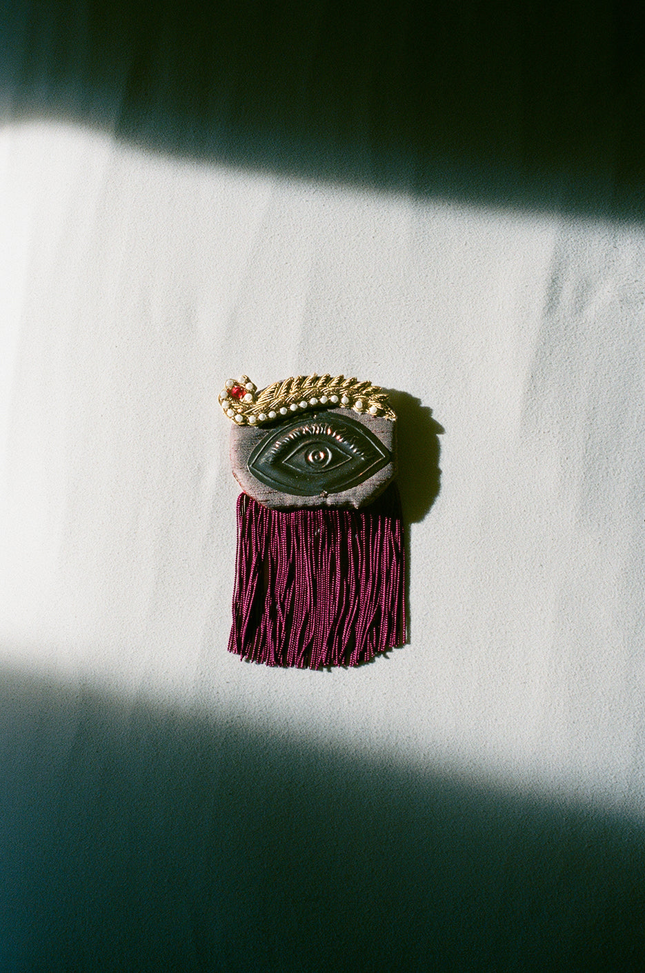 PINK EYE BROOCH