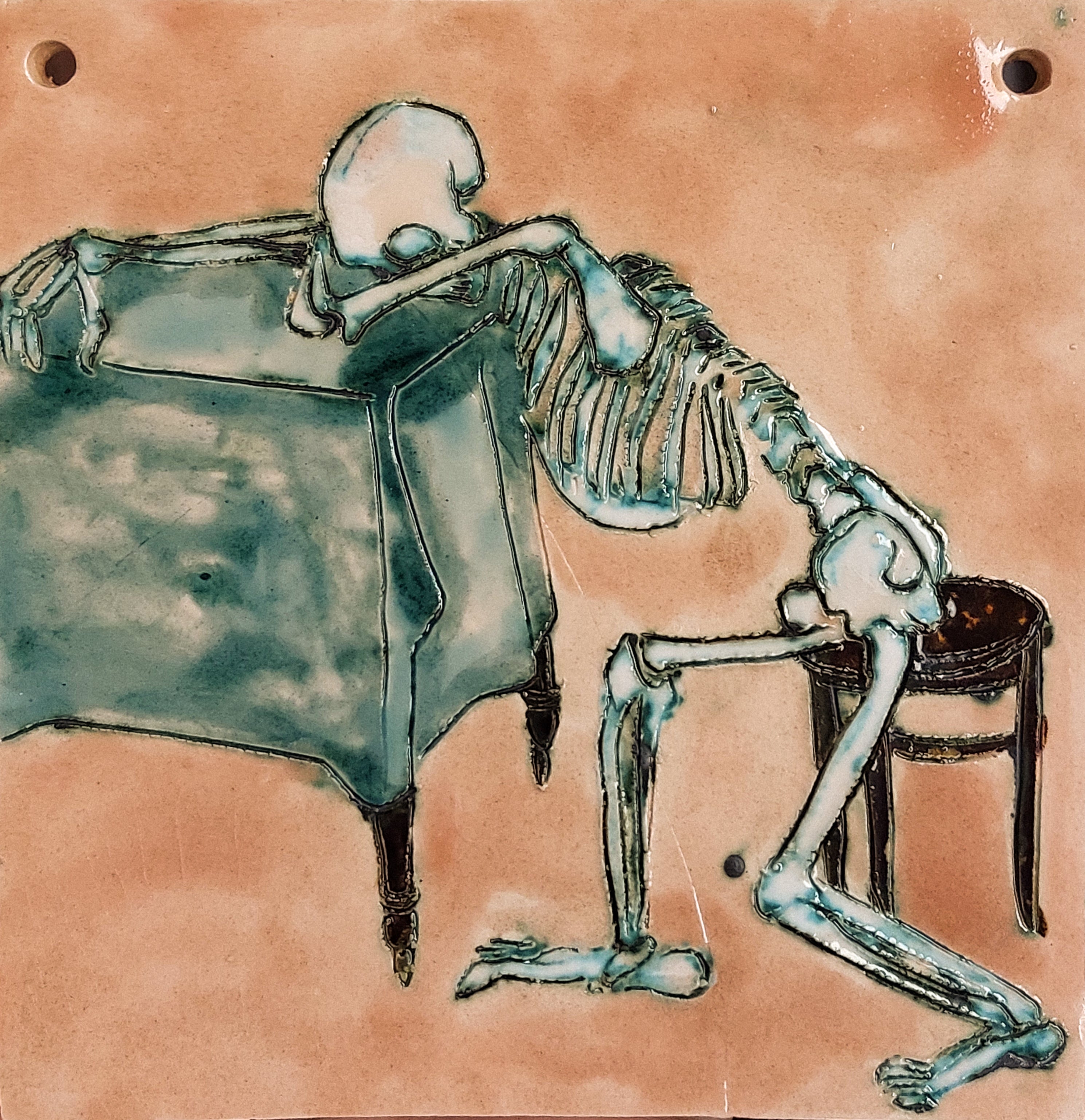 Skeleton at The Table