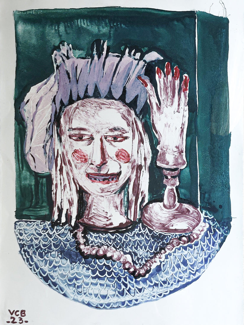 Queen and a hand